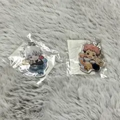 呪術廻戦　まるくじ　ちゃぽんっ！　アクリルキーホルダー　五条悟　虎杖悠仁