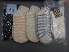 ソックス まとめ売り 5足セット シルク混 HANG TEN 766のサムネイル