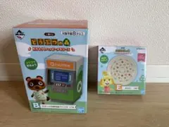 どうぶつの森 一番くじ B賞 タヌポートATM型貯金箱 D賞 まめざら 4種類