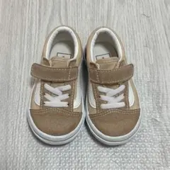 VANS ベージュ スニーカー シューズ 14cm