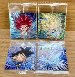 ドラゴンボール 超戦士シールウエハース超★超絶感謝の十周年【４枚セット】