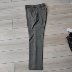 グレー チェック柄 スラックス