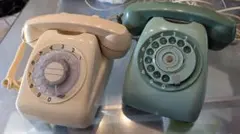 ジャンク扱い】【4台セット】黒電話 緑電話 昭和 レトロ アンティーク