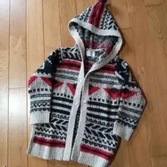 ZARA GIRL'S フード付きカーディガン 122cm