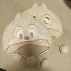 チップとデールファンキャップセット ベビーサイズ