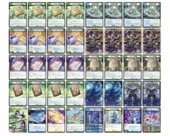 デュエルマスターズ トリーヴァ創世竜デッキ CS入賞構築 スリーブ付き