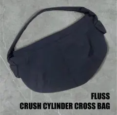新品　FLUSS CRUSH CYLINDER CROSS BAG BLACKのサムネイル