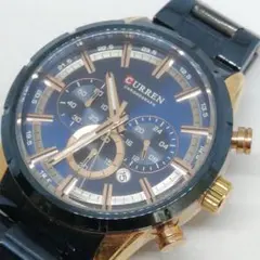 ■稼働品■ CURREN カレン クロノグラフ 355