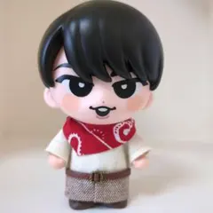 すのチル ソフビ用 スカーフ付き服セット Snow Man 目黒蓮 めめ 黒
