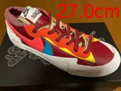 KAWS × sacai × Nike Blazer Low Team Red