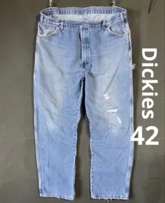 뛰어난 페이드 W42 Dickies 데님 페인터 팬츠 1993SNB