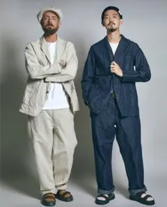 【美品】Nigel Caborne CC22ワークパンツ-コットンリネン34のサムネイル