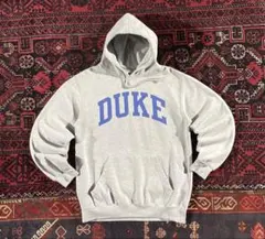 USA古着 カレッジロゴ プルオーバー パーカー グレー S