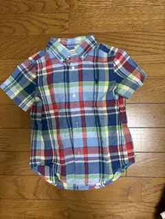 Ralph Lauren 半袖チェックシャツ 3T