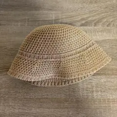 ダークベージュ バケットハット レディース 【中古品】