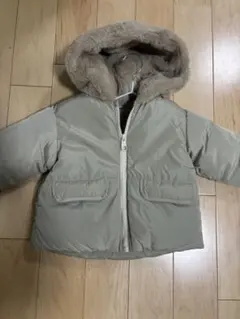 ZARA フード付き中綿コート 9-12ヶ月　美品