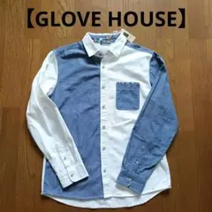 新品【GLOVE HOUSE】 メンズ 長袖シャツ カジュアルシャツ