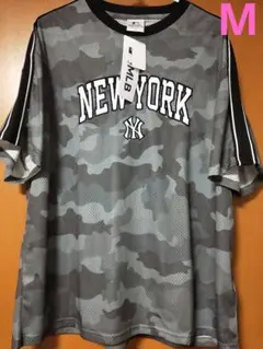 新品タグ付☆New York Yankees ☆迷彩柄　メッシュTシャツ　М