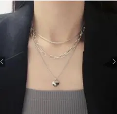GRL ILLIT アイリット チェーン×ハートネックレス3点セットのサムネイル