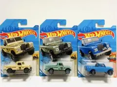 ホットウィール ランドローバー ピックアップ 3台セット