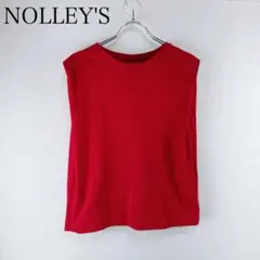 NOLLEY'S 高機能 LA＋スムースタックノースリーブカットソー　サイズ38