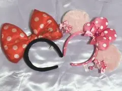 ディズニー ミニー カチューシャ