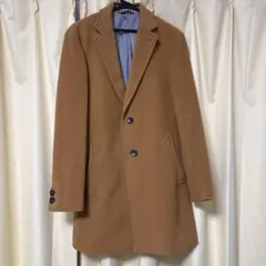 【メンズ/コート】COMME CA COMMUNE Sサイズ　オレンジブラウン