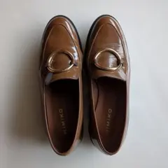 HIMIKO ブラウン ローファー