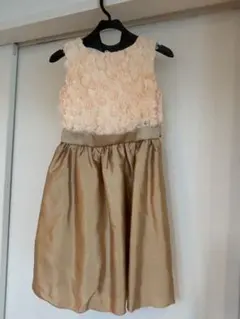 フォーマルドレス 140cm ピンクゴールド