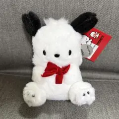 サンリオ　ポチャッコ　35周年　レッドリボン　マスコット