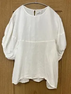 専用ページ　リネン　バルーンスリーブブラウス