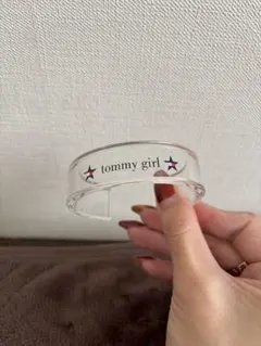 希少✴︎[tommy girl] クリアバングル