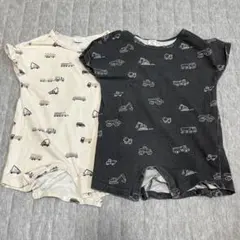 車両プリントロンパース 2点セット SHEIN