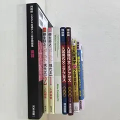 現代文 入試対策書セット 柳生好之　国語　漢字8冊セット