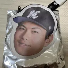 千葉ロッテマリーンズ　TEAM26 藤原恭大　顔型ポーチ ネックストラップ付き