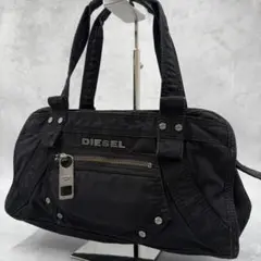 DIESEL archive metal logo ショルダーバッグ Y2K 黒