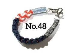 【ハンドメイド　パラコードストラップ　No.48】