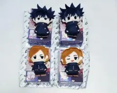 公式正規品呪術廻戦ぬいぐるみバッジ4点セット伏黒恵 釘崎野薔薇コンプリートセット