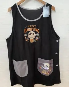 Disney ジャック　ナイトメアービフォアクリスマス　エプロン M-L 保育士