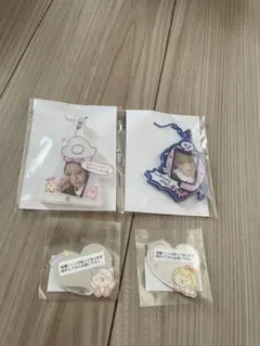 NiziUオンラインくじ　ミラー　キーホルダー　リマ　アヤカ　ニナ