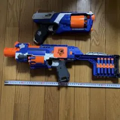 新品　NERF ナーフ ストロングアーム 他 トイガン 2点セットのサムネイル