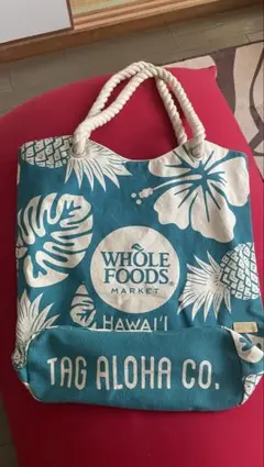 Whole Foods Market エコバッグ ハワイアンプリント
