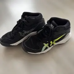 ASICS DUNKSHOT バスケットシューズ ブラック/イエロー21.0cm
