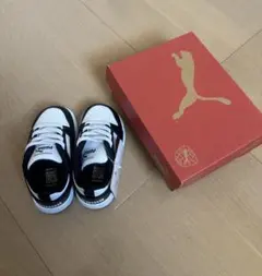 PUMA ベビーシューズ ブラック/ホワイト