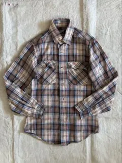 [アメリカ古着]70-80年代ヴィンテージLevi’sコットンネルシャツSサイズ