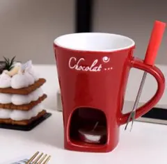 チョコレートフォンデュ チーズフォンデュ ポット フォンデュ鍋 ホットポットのサムネイル