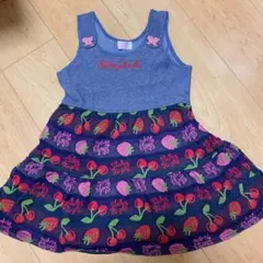 シャーリーテンプル☆ワンピースネイビー120