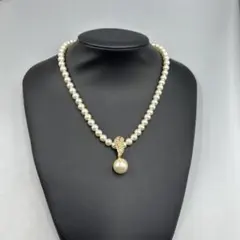 H8】ヴィヴィアンウエストウッド パールネックレス 40cm 金ロゴ - メルカリ