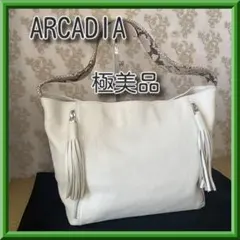 本日限定特価☆ほぼ未使用☆ARCADIA ワンハンドルトートバッグ　イタリア製
