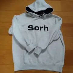 Sorh グレー フード付きパーカー